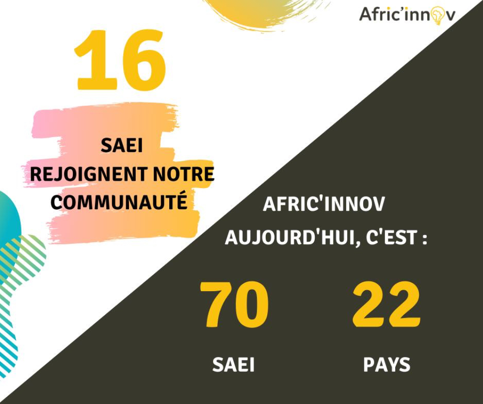16 structures d’accompagnement à l’entrepreneuriat innovant (SAEI) rejoignent la communauté Afric’Innov