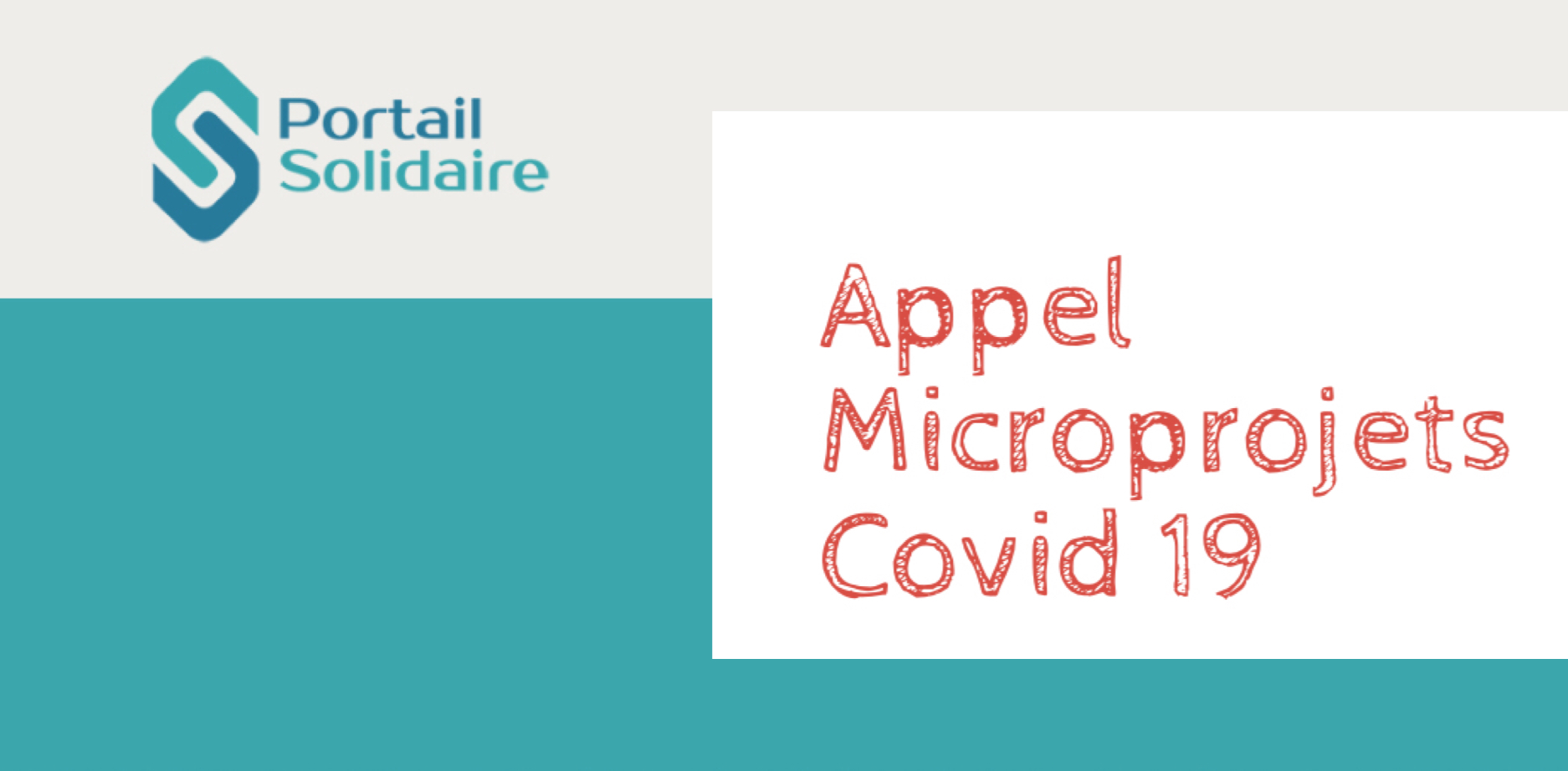 Portail Solidaire – Appel Microprojets Covid-19