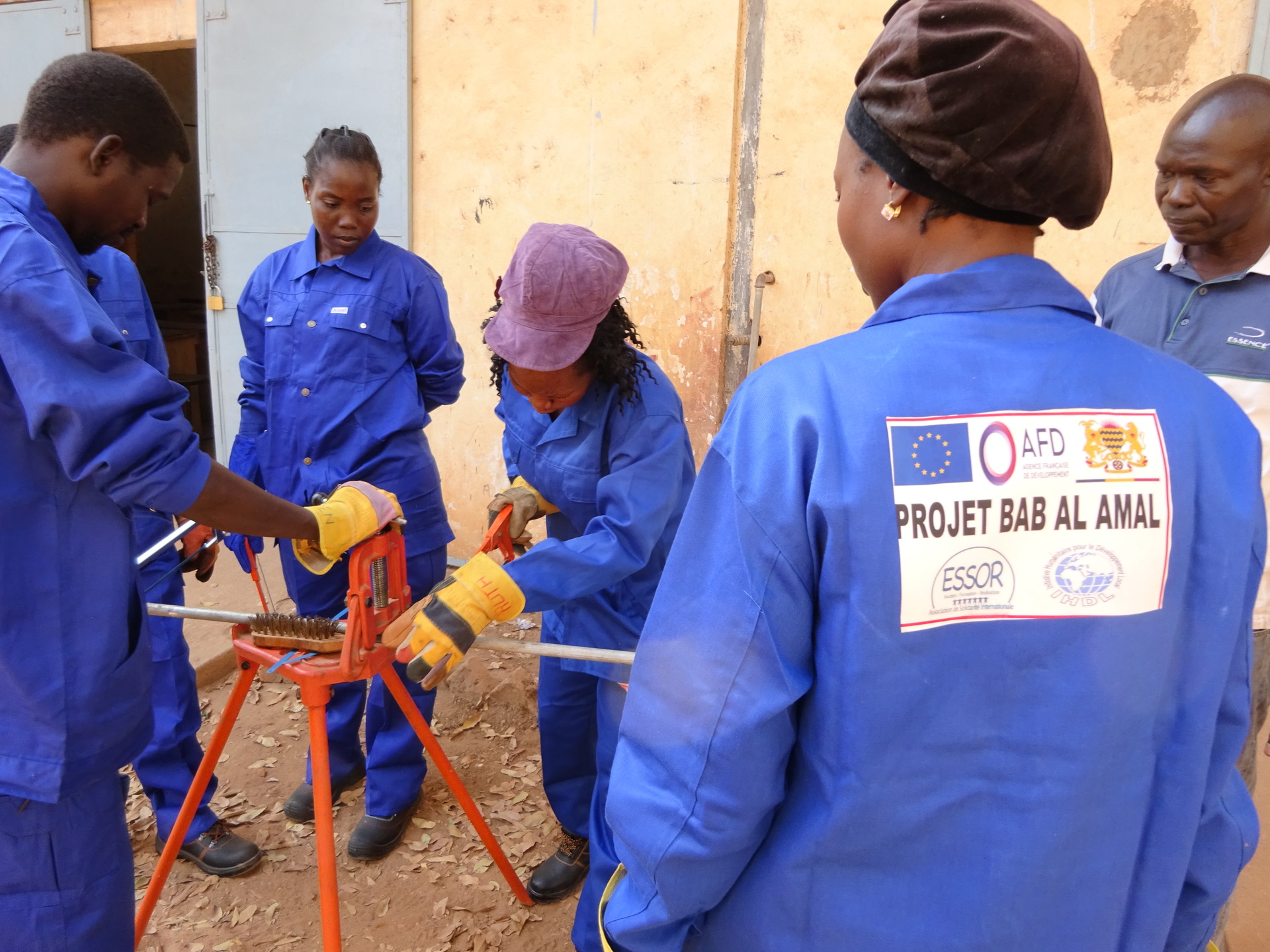 Essor favorise l’insertion socioéconomique des jeunes tchadiens vulnérables avec le projet Bab el Amal.