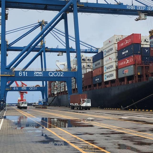 KCT accueille la ligne directe Asie-Afrique au port de Kribi