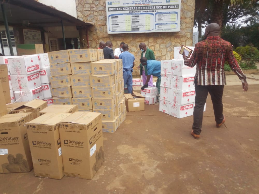 Plan d’appui de l’AIMF aux villes face au Covid19 : A Bukavu, l’hôpital de référence de Panzi doté en matériel médical