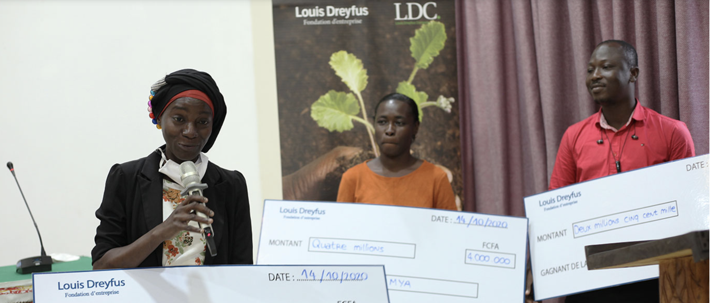 2e édition du concours d’entrepreneuriat Transform en Côte d’Ivoire avec la Louis Dreyfus Foundation.
