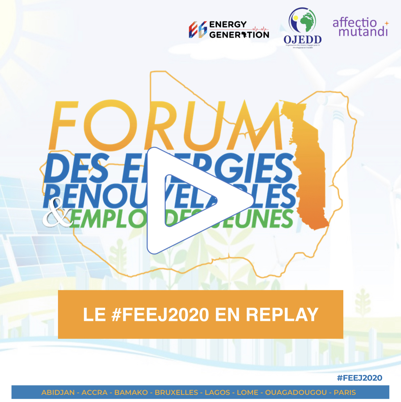 Découvrez l’intégralité du Replay du Forum pour les Energies Renouvelables au Togo et en Afrique de l’Ouest