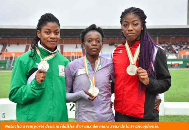 Jeux de la Francophonie : Natacha Ngoye Akamabi, l’étoile montante du sprint africain