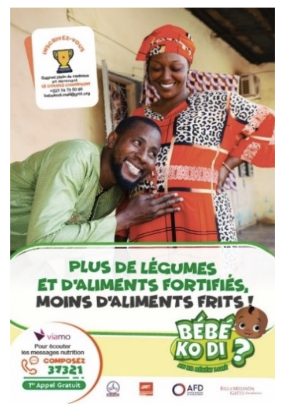 Gret participe à la campagne en faveur d’une alimentation de qualité pour les femmes enceintes et allaitantes au Burkina Faso et au Mali.