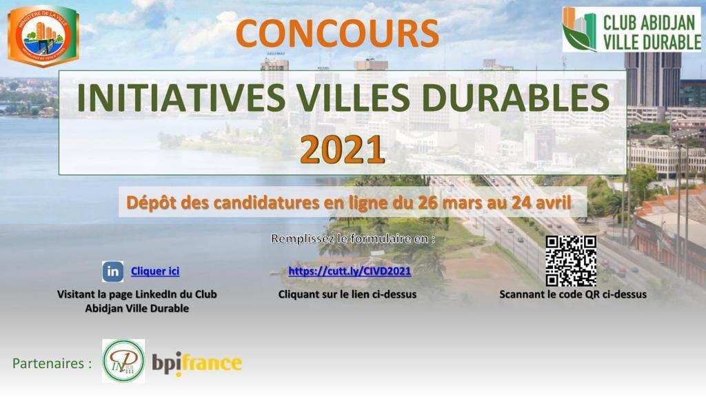 Concours Initiatives Villes Durables 2021 (CIVD) : Appel à candidatures
