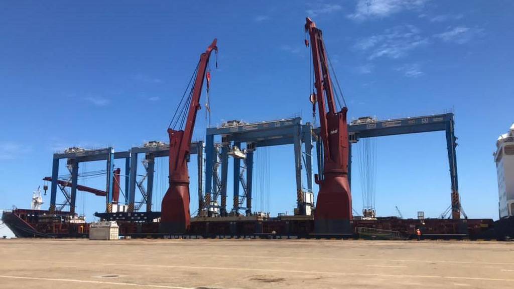 Bolloré : Cinq portiques de parc pour consolider la croissance des volumes au port de Kribi