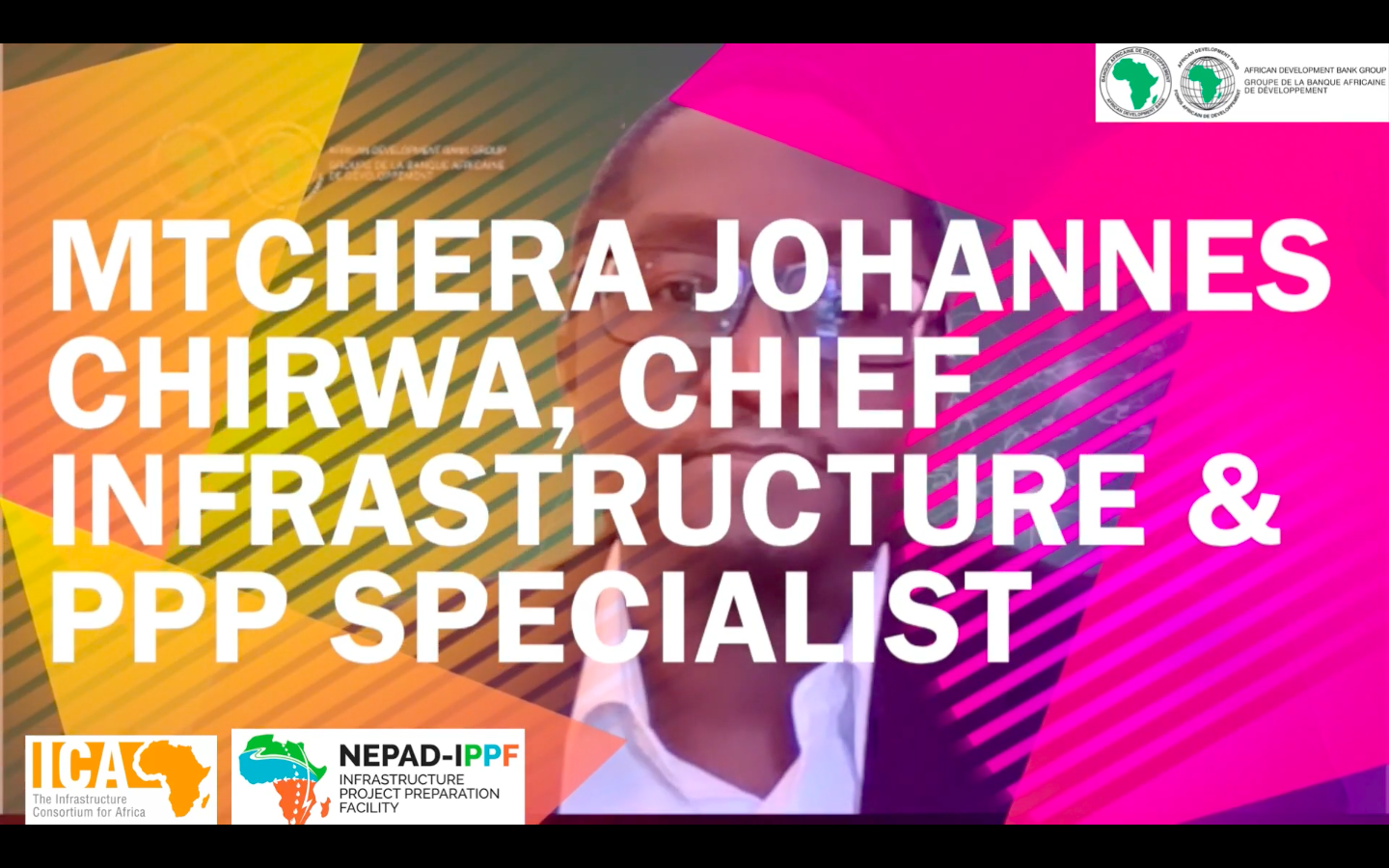 Interview with Mtchera Johannes Chirwa, Chief Infrastructure & PPP Specialist (AfDB) – YouTube