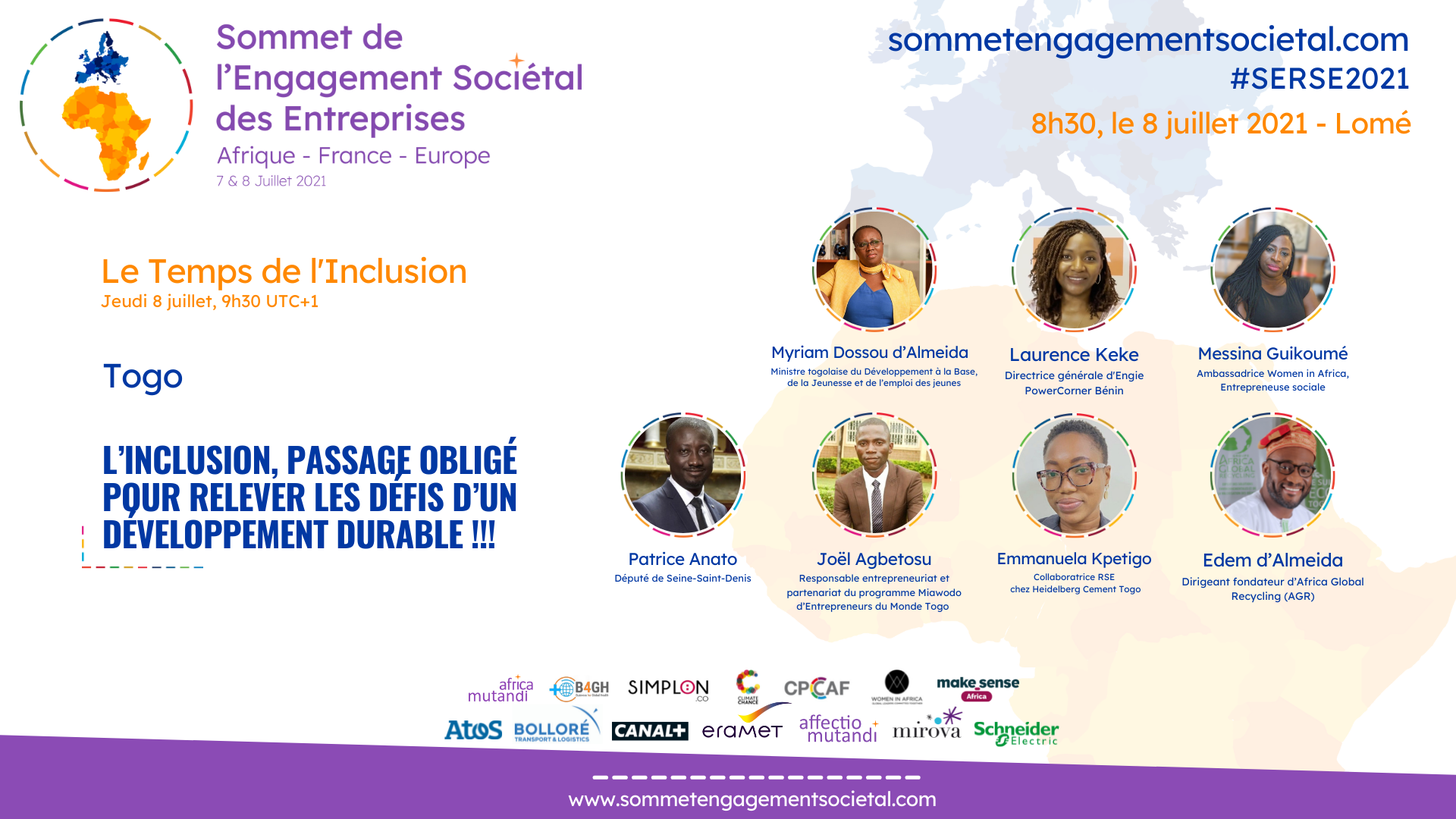 Le Togo accueille le panel “Le Temps de l’Inclusion”