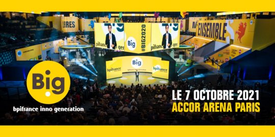 Inscriptions ouvertes pour le BIG (Bpifrance inno génération), plus grand rassemblement business d’Europe à Paris le 7 octobre prochain