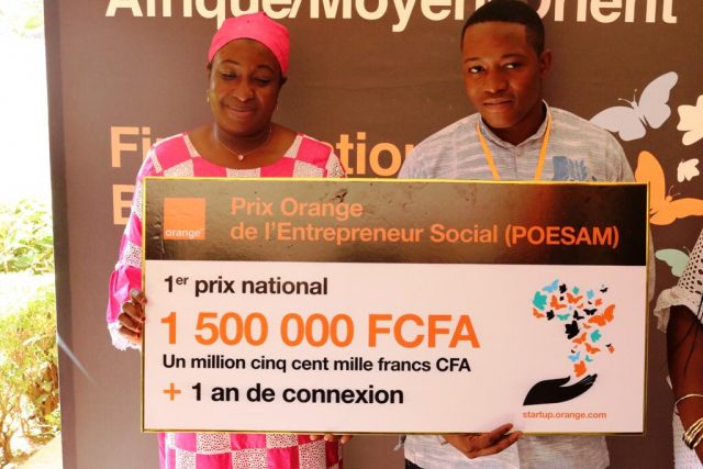 Prix Orange de l’Entrepreneur Social en Afrique et au Moyen-Orient : le projet Ziim remporte le premier prix de la finale nationale du Bukina Faso