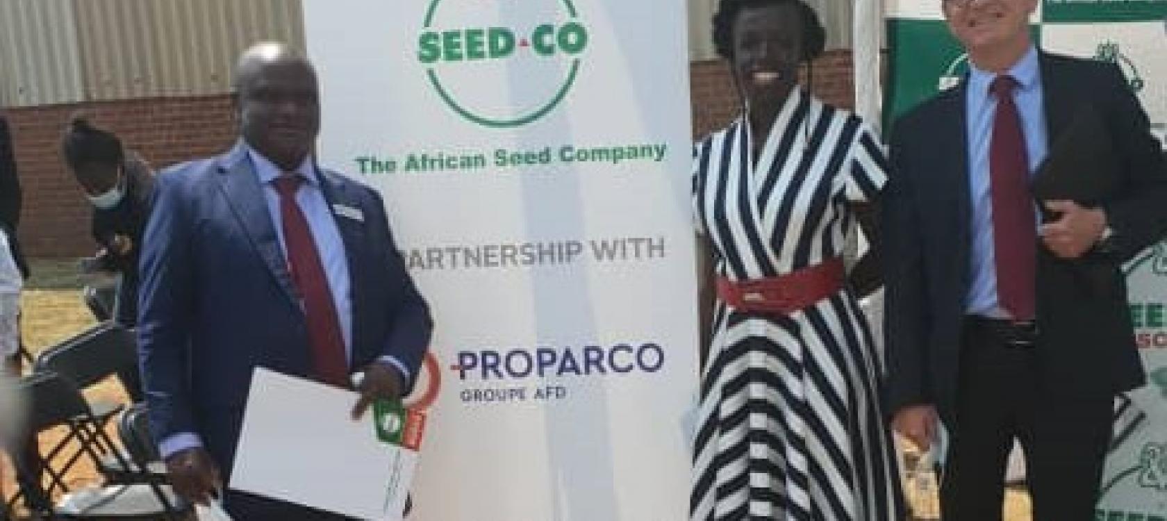 Inauguration au Zimbabwe d’un nouveau séchoir à maïs de Seedco financé par Proparco