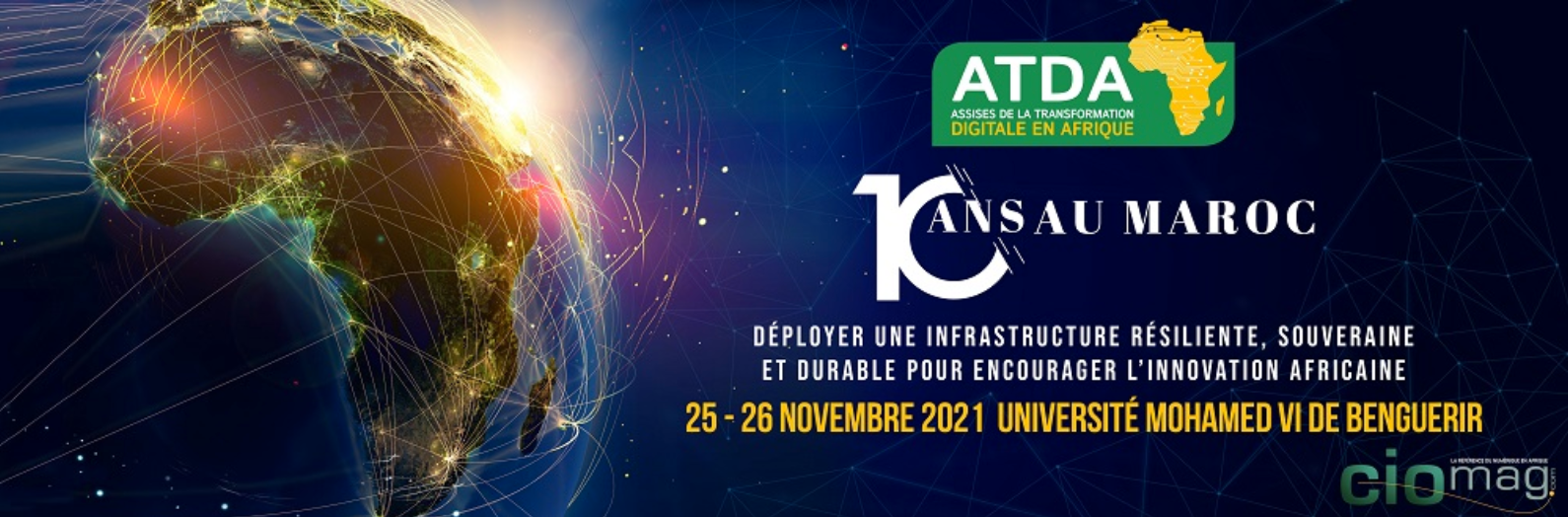 La 10ème édition des assises de la transformation digitale en Afrique se tiendra à Benguérir du 25 au 26 novembre !!