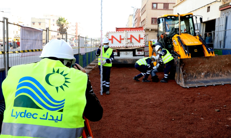Lydec porte un projet de 2,5 Millions de dirhams pour la réhabilitation d’un réseau d’assainissement à Casablanca