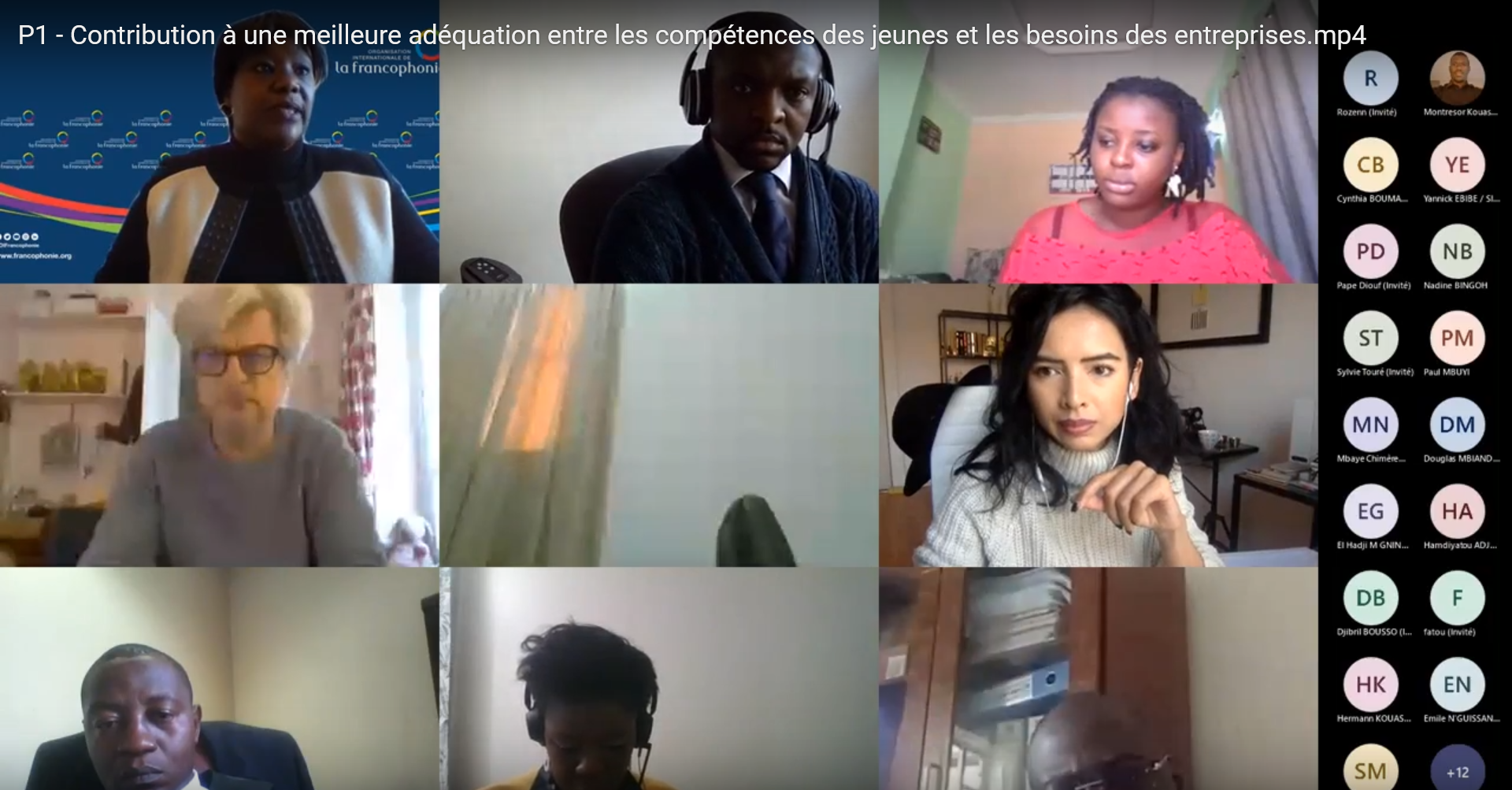 L’OIF œuvre pour l’insertion professionnelle des jeunes en Afrique francophone