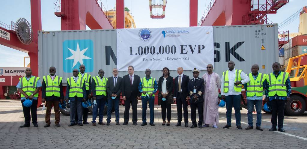 Congo Terminal franchit un seuil historique avec 1 million de conteneurs traités en 2021