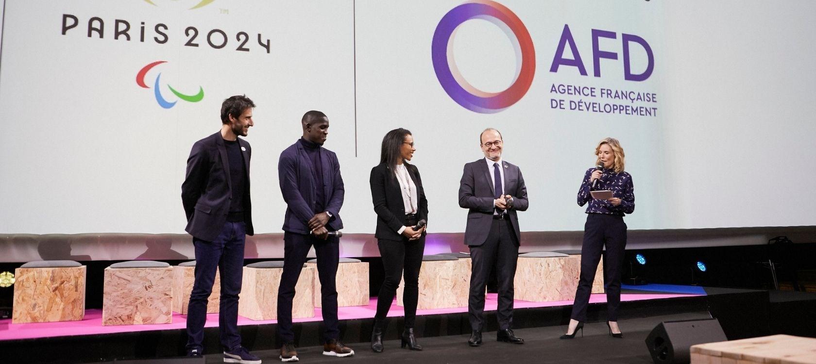 L’AFD s’associe à Paris 2024 pour soutenir des sportifs dans leurs projets d’entrepreneuriat à impact en Afrique et en France