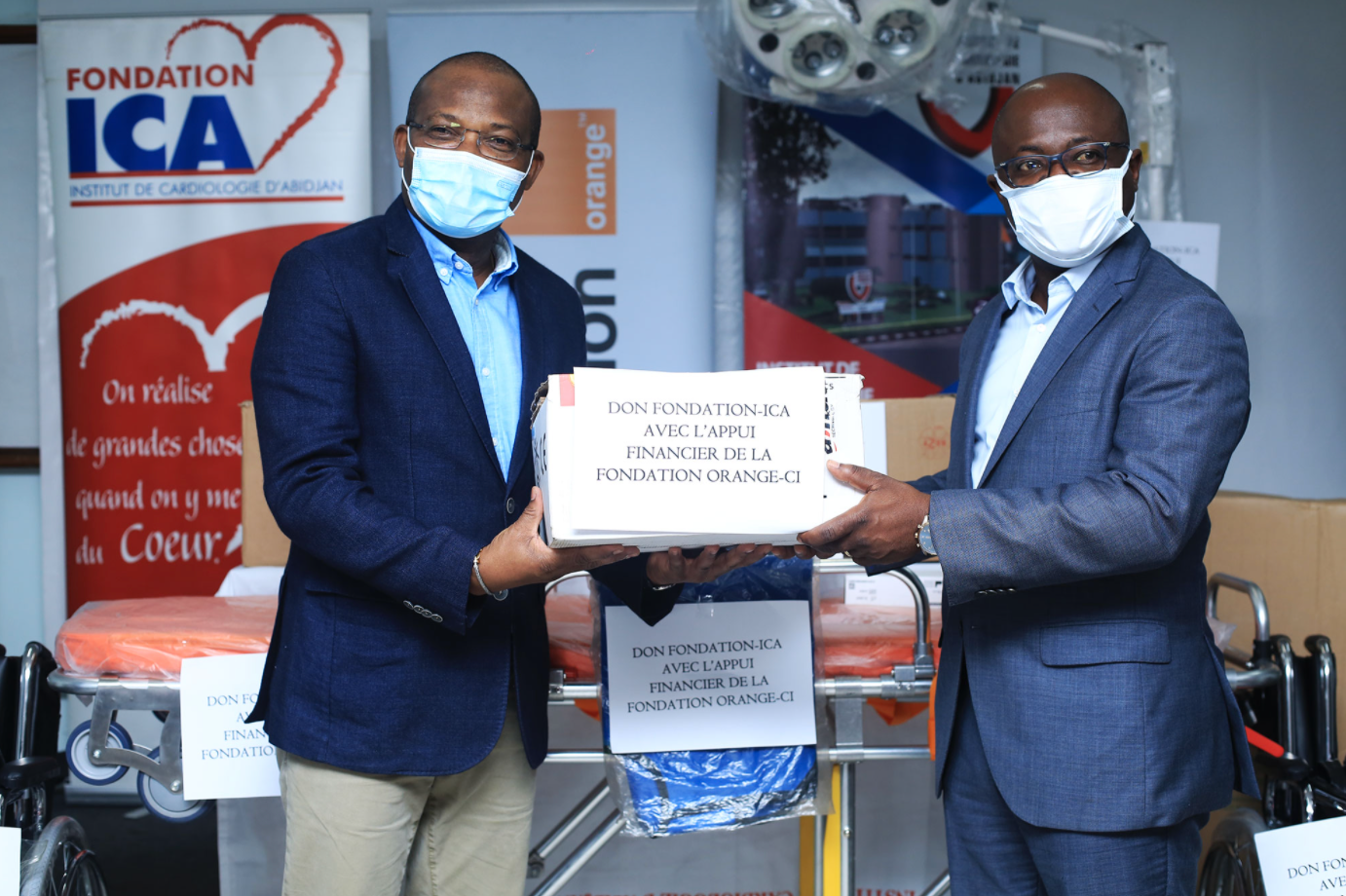 Don de médicaments et d’équipements : La fondation Orange Côte d’Ivoire poursuit son engagement auprès de l’Institut de Cardiologie d’Abidjan