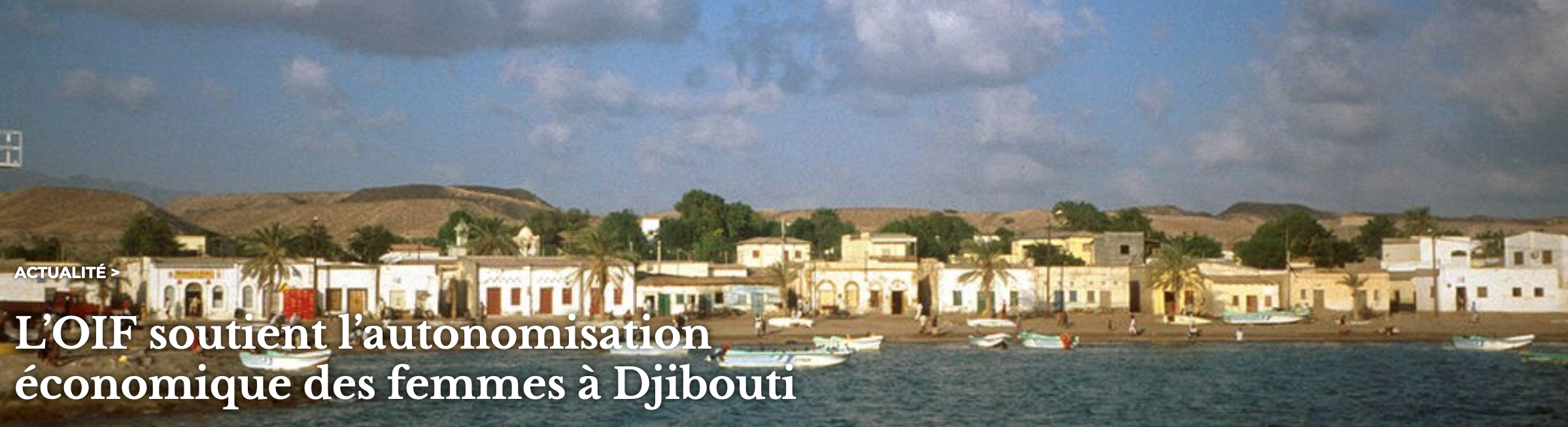 L’OIF soutient l’autonomisation économique des femmes à Djibouti