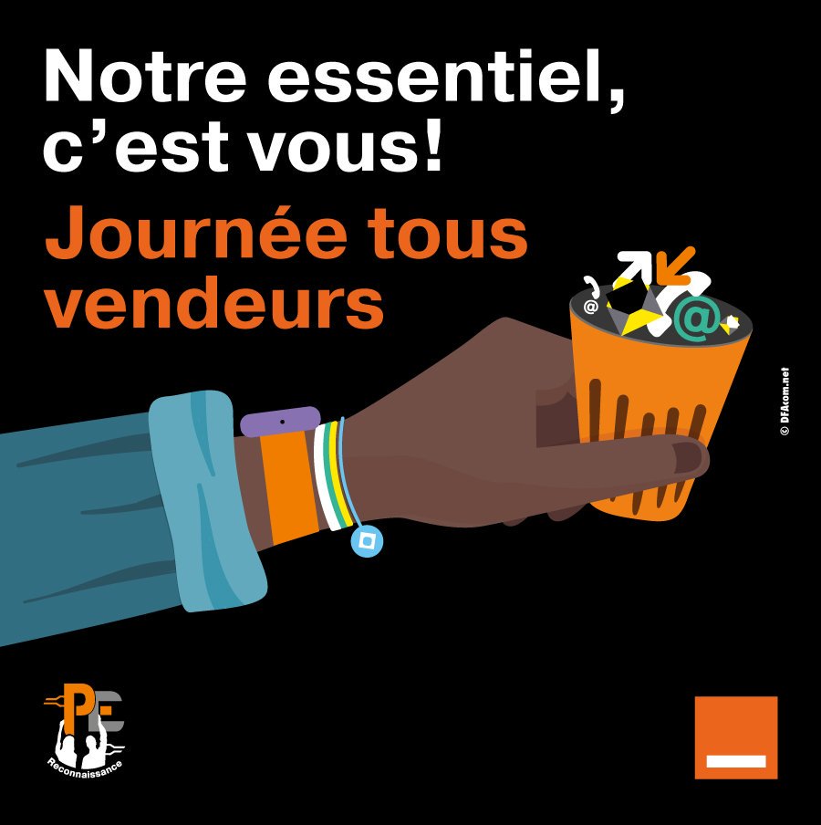 Orange Mali : Le Directeur général Brelotte Ba donne le top départ de la journée “Tous Vendeurs” hier