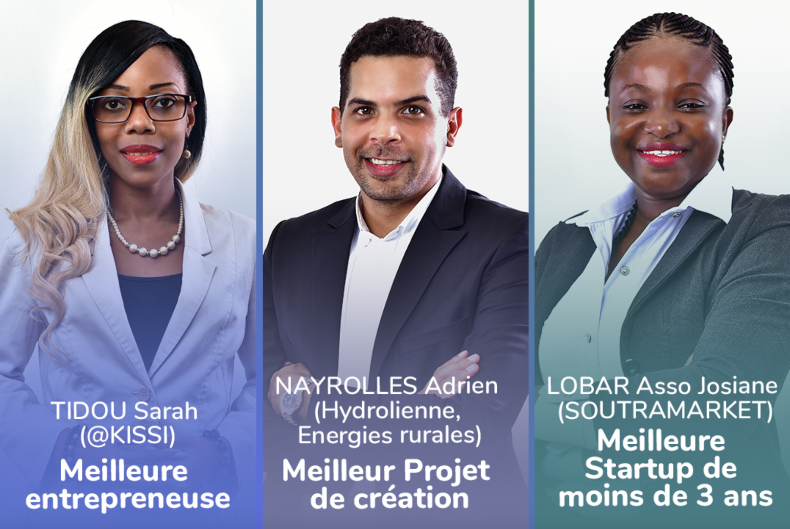 Découvrez les 3 lauréats du challenge startuper #3 de Total en Côte d’Ivoire