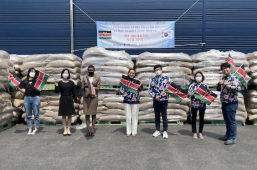 Première expédition directe de café kenyan vers la Corée du Sud via Bolloré Transport & Logistics