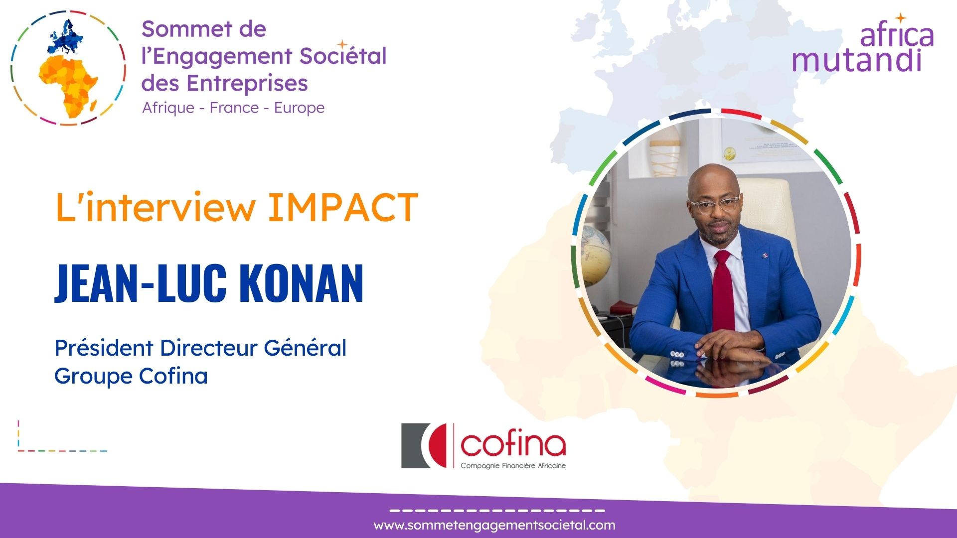 L’interview IMPACT de Jean-Luc Konan, PDG du Groupe Cofina