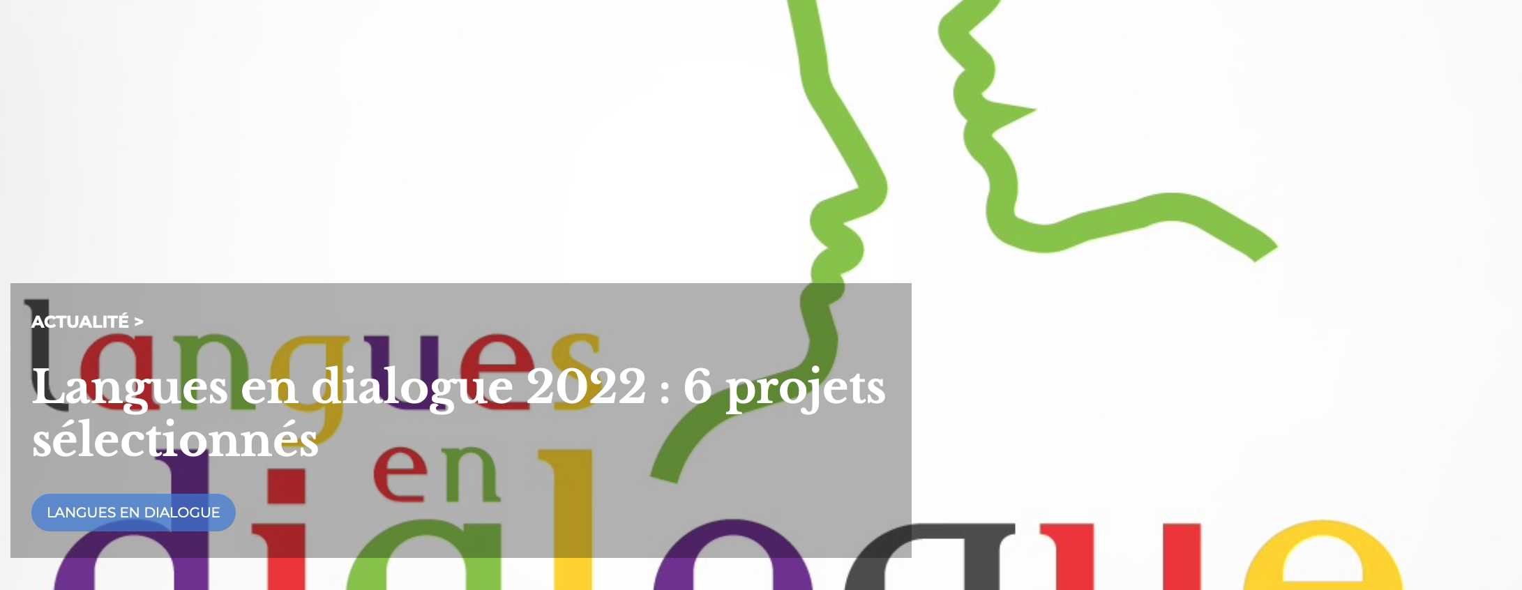 Langues en dialogue 2022 : l’OIF accompagnera les 6 projets sélectionnés