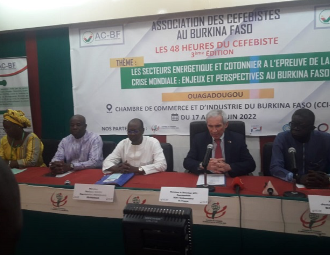3e édition des 48 heures des Cefebistes : Des réflexions pour renforcer les secteurs énergétique et cotonnier au Burkina
