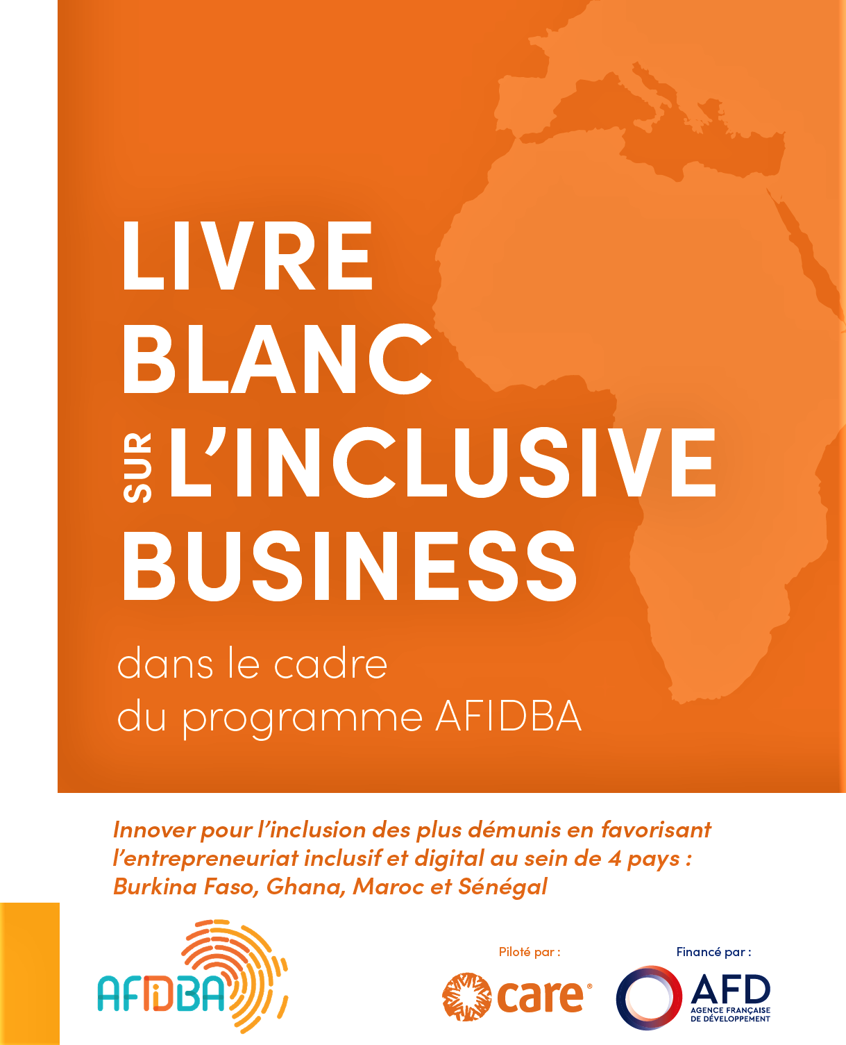 Le livre blanc sur l’inclusive business : accompagner les start-ups inclusives en Afrique