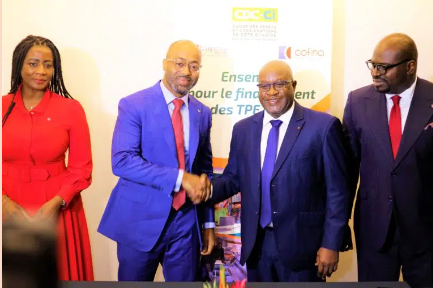 Côte d’Ivoire : La CDC-CI signe une convention de partenariat avec Cofina Côte d’Ivoire et Fin’Elle pour professionnaliser les TPE/PME