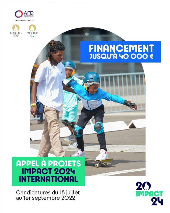 L’AFD lance avec Paris 2024 la 3ème édition de l’appel à projet #Impact2024 !