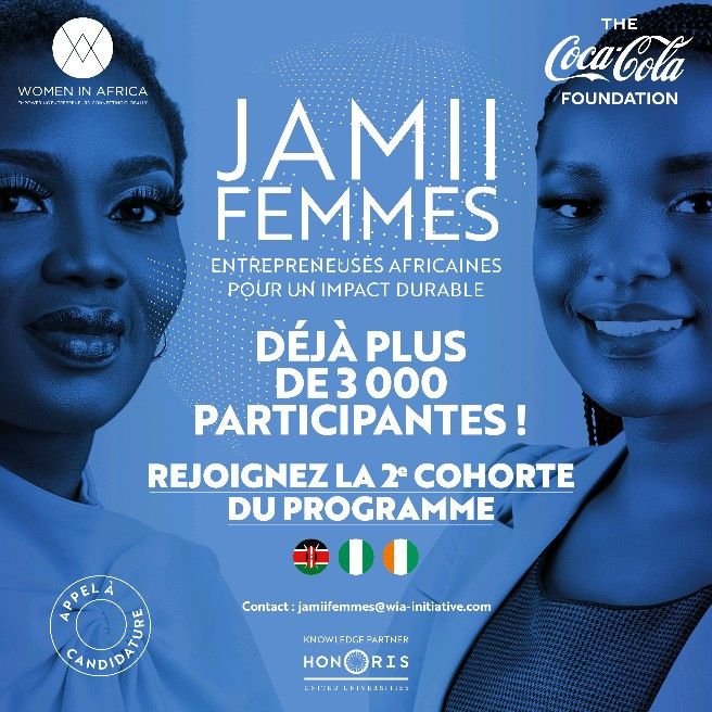 Rejoignez la 2ème cohorte du programme JAMII Femmes de Women In Africa !!!