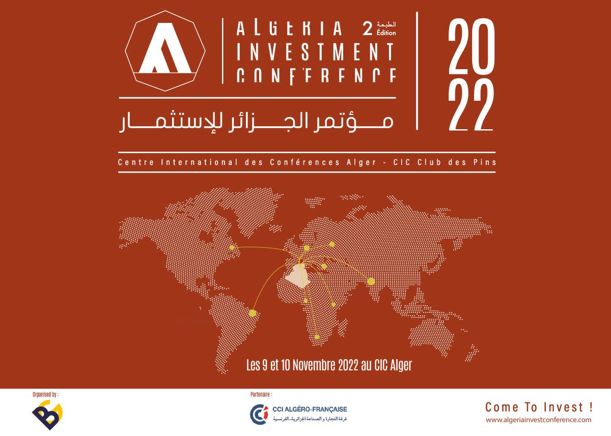 La CCI Algéro-Française est partenaire de la 2e édition du forum AIC les 9 et 10 novembre 2022