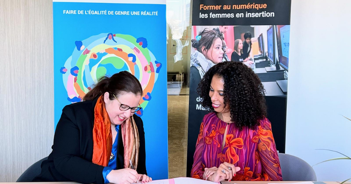 Face à la fracture numérique, Orange en partenariat avec ONU Femmes soutient l’autonomisation des femmes en Afrique de l’Ouest