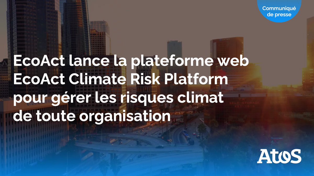 EcoAct lance la plateforme web EcoAct Climate Risk Platform