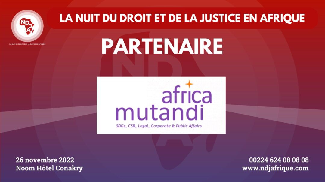 Découvrez les thèmes de l’édition 2022 de la Nuit du Droit et de la Justice en Afrique du 26 Novembre