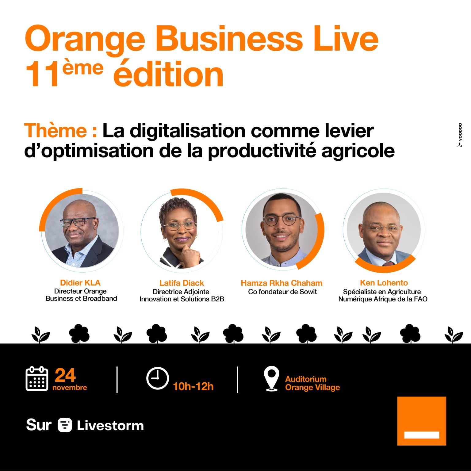 11e édition Orange Business Live le Jeudi 24 novembre 