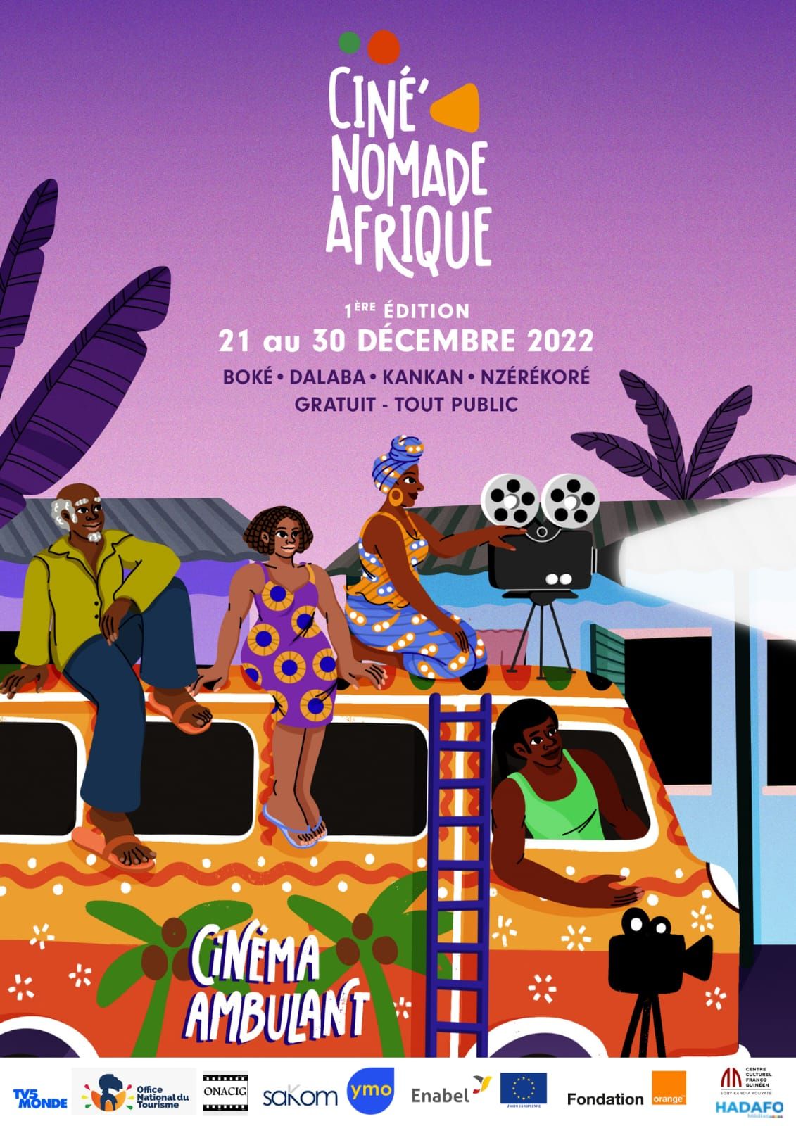 La Fondation Orange partenaire de la première édition de Ciné’Nomade Afrique du 19 au 30 décembre 2022 