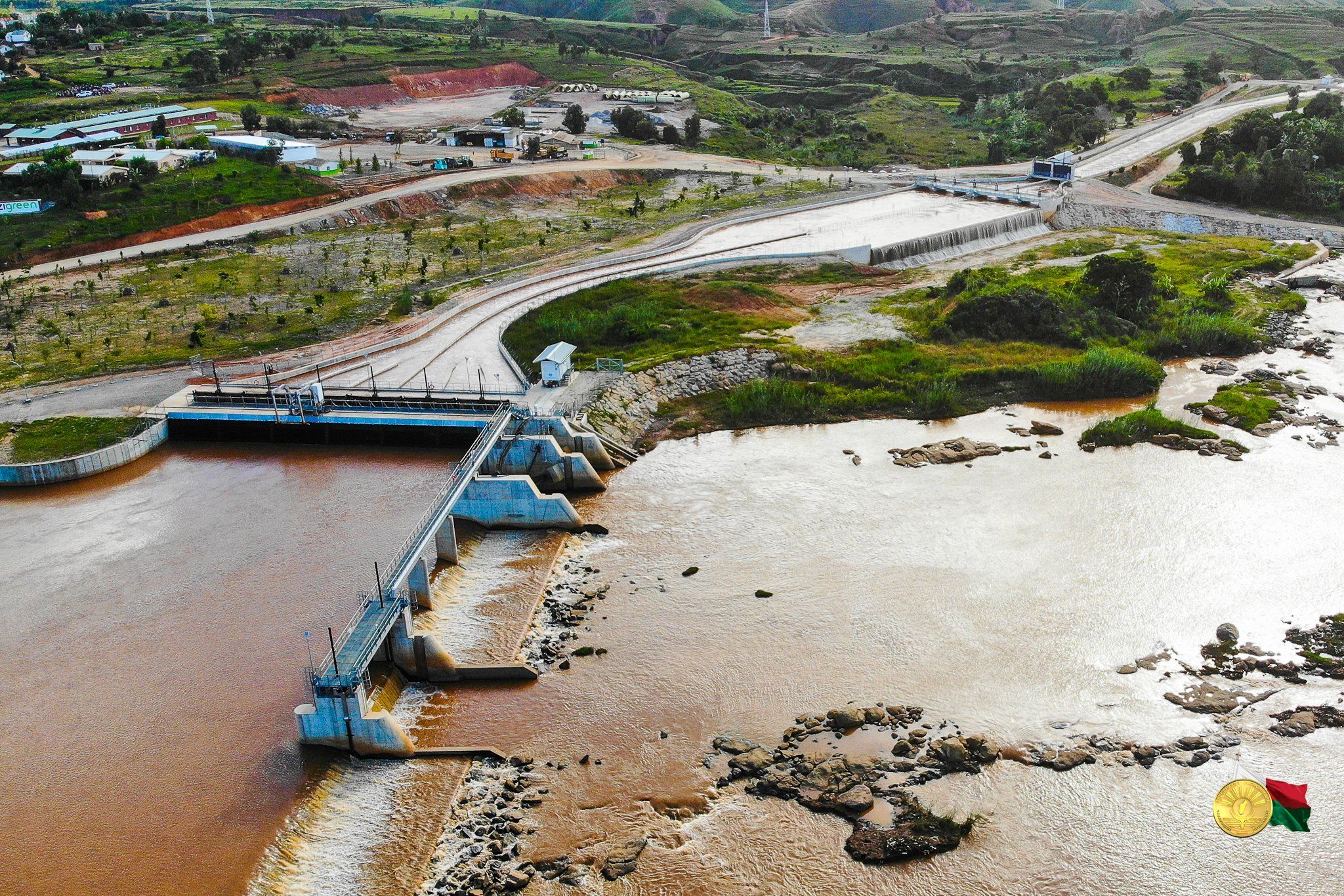 À Madagascar la centrale hydroélectrique de Farahantsana (28 MW) entre en service