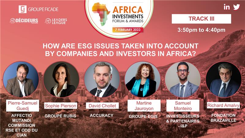 Affectio Mutandi animera le panel sur les enjeux ESG lors de la 6eme édition de l’AIFA !