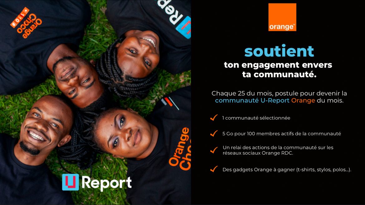 Orange soutient l’engagement des jeunes de la RDC avec le mouvement U-Report