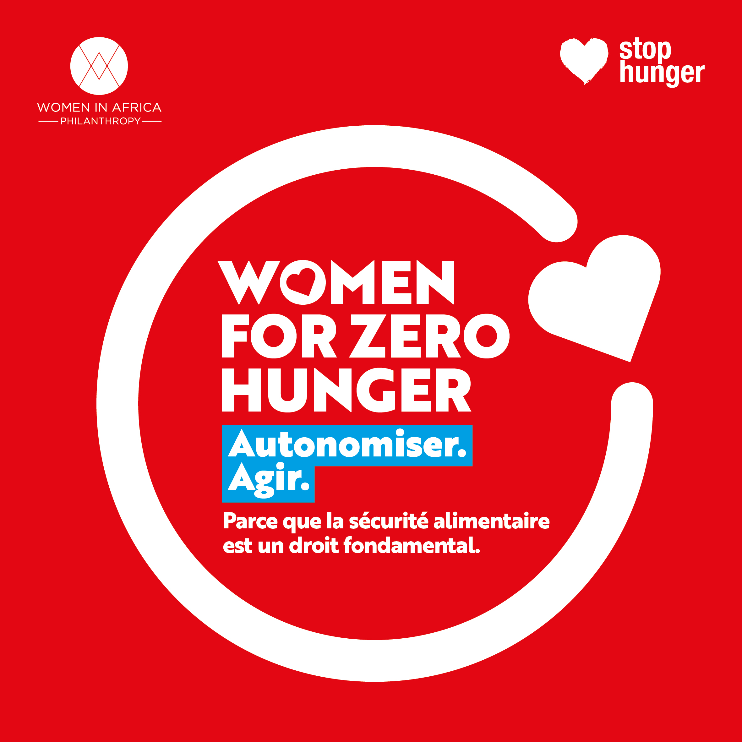 Stop Hunger et Women In Africa lancent le programme “Women for Zero Hunger”