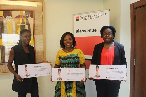 Côte d’Ivoire : Société Générale récompense trois femmes entrepreneures