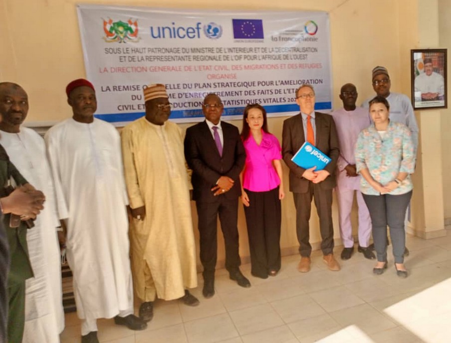 L’Organisation Internationale de la Francophonie a soutenu l’élaboration d’un plan stratégique pour l’amélioration du système d’enregistrement de l’état civil au Niger