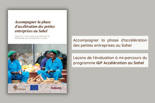 I&P présente son évaluation à mi-parcours du programme I&P Accélération au Sahel!