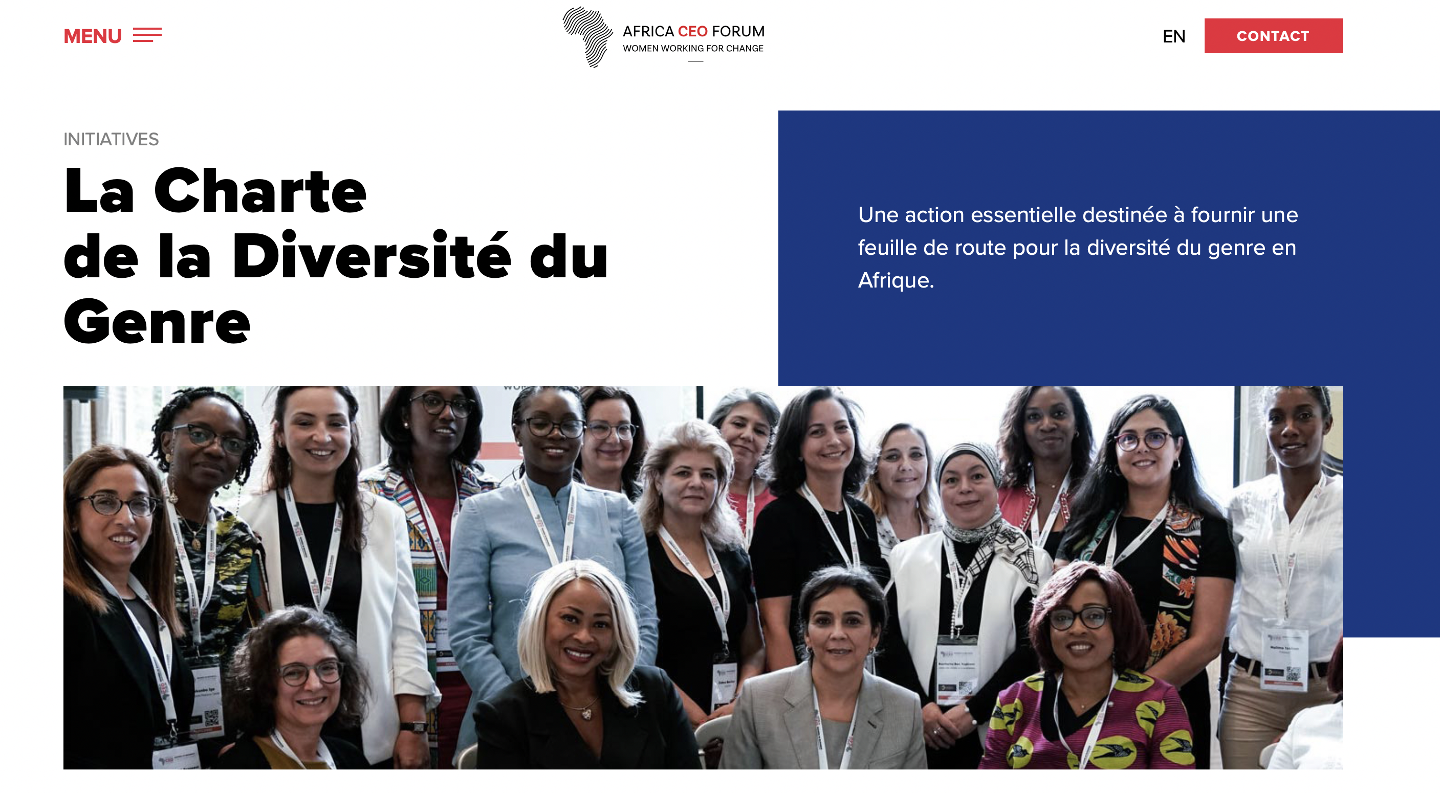 La Charte de la Diversité du Genre, une action de Women Working for Change (WFC) pour la diversité du genre en Afrique