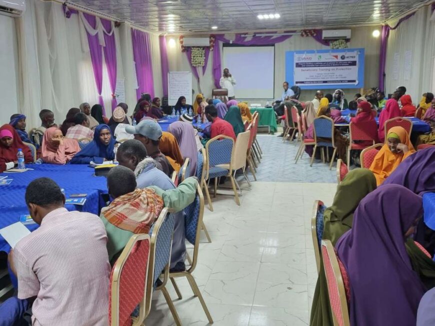 Acted Somalie : renforcer les moyens de subsistance des familles vulnérables grâce à des systèmes d’épargne à Baidoa