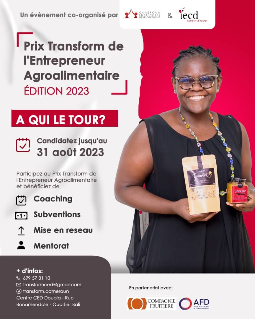 Lancement de la 2ème édition du Prix TRANSFORM – CAMEROUN pour soutenir la filière agroalimentaire Made in Cameroun