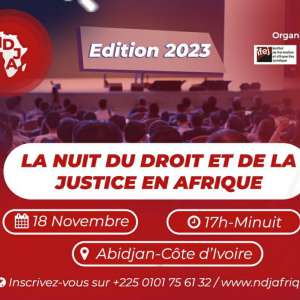 La Nuit du Droit et de la Justice en Afrique, le 18 novembre 2023 à Abidjan – ESG&RSE y seront évoqués !